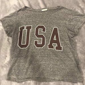 USA Crop Top John Galt brand (Pacsun)